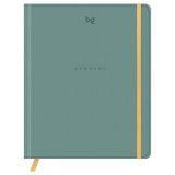 Дневник 1-11 кл. 48л. (твердый) BG "Monocolor. Green", иск. кожа, тиснение, цветн. срез, ляссе, на резинке