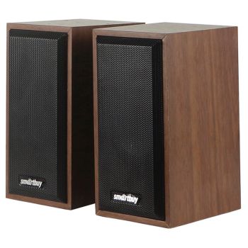 Колонки Smartbuy ONE, 2*3W, деревянный корпус, питание от USB, коричневый Колонки Smartbuy ONE, 2*3W, деревянный корпус, питание от USB, коричневый