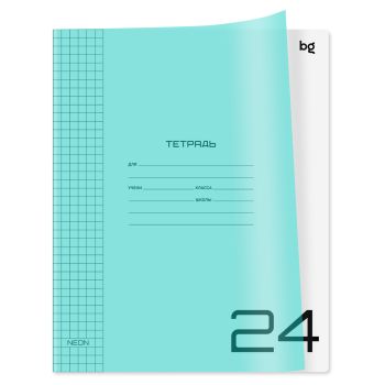Тетрадь 24л. клетка BG Тетрадь 24л. клетка BG