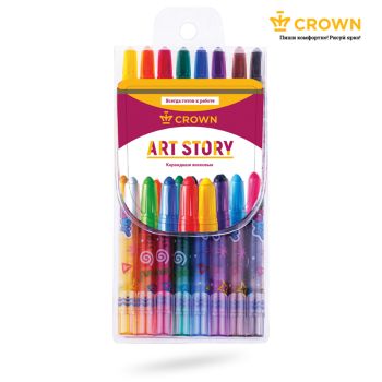 Карандаши восковые Crown Карандаши восковые Crown