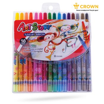 Карандаши восковые Crown Карандаши восковые Crown