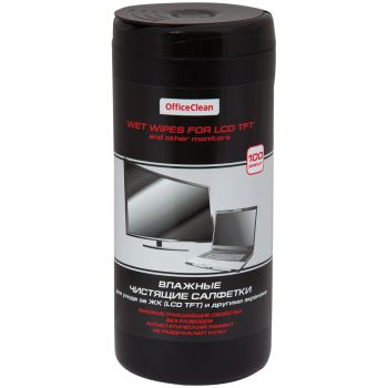 Салфетки чистящие влажные OfficeClean Салфетки чистящие влажные OfficeClean