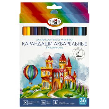 Карандаши акварельные Гамма Карандаши акварельные Гамма