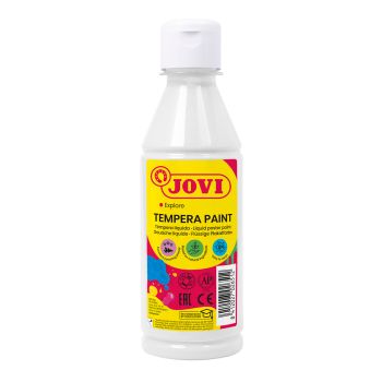Гуашь JOVI, с повышенным содержанием пигмента, белая, 250мл Гуашь JOVI, с повышенным содержанием пигмента, белая, 250мл