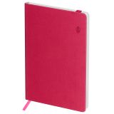 Записная книжка А6 80л. ЛАЙТ, кожзам, Greenwich Line "Classic. Berry", с резинкой, фактурное тиснение, блок в клетку