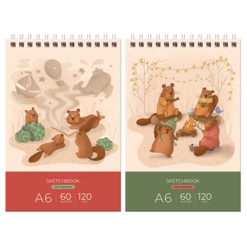 Скетчбук 60л., А6 BG Скетчбук 60л., А6 BG
