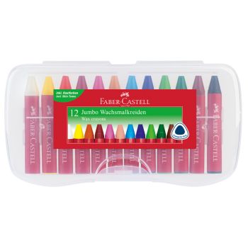 Мелки восковые утолщенные Faber-Castell Мелки восковые утолщенные Faber-Castell
