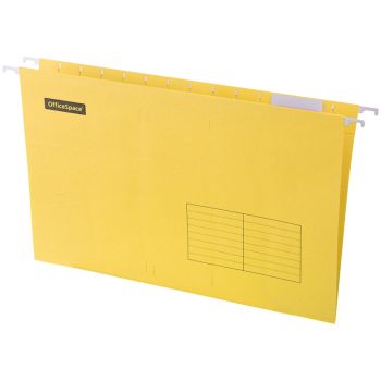 Подвесная папка OfficeSpace Foolscap (365*240мм), желтая Подвесная папка OfficeSpace Foolscap (365*240мм), желтая