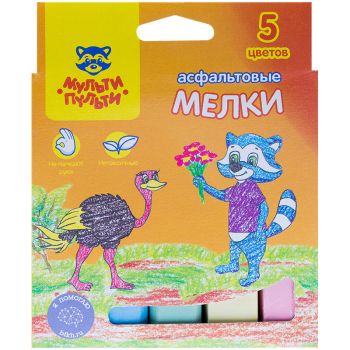 Мелки цветные для асфальта Мульти-Пульти Мелки цветные для асфальта Мульти-Пульти