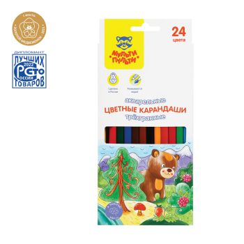 Карандаши акварельные Мульти-Пульти Карандаши акварельные Мульти-Пульти
