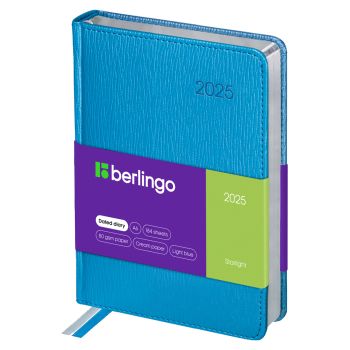 Ежедневник датированный 2025г., А6, 184л., кожзам, Berlingo Ежедневник датированный 2025г., А6, 184л., кожзам, Berlingo