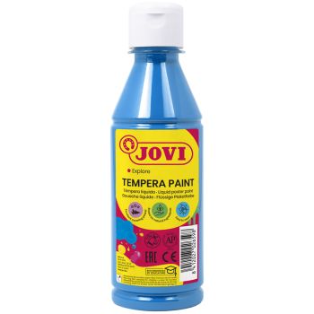 Гуашь JOVI, с повышенным содержанием пигмента, голубая, 250мл Гуашь JOVI, с повышенным содержанием пигмента, голубая, 250мл