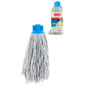 Насадка МОП для швабры OfficeClean Professional веревочная, хлопок, ворс 26см, 180г Насадка МОП для швабры OfficeClean Professional веревочная, хлопок, ворс 26см, 180г