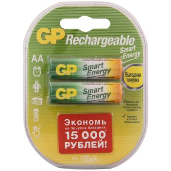 Аккумулятор GP AA (HR06) 1000mAh 2BL Аккумулятор GP AA (HR06) 1000mAh 2BL