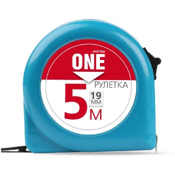 Рулетка измерительная Smartbuy, 5м*19мм, пластиковый корпус, фиксатор, усиленный зацеп Рулетка измерительная Smartbuy, 5м*19мм, пластиковый корпус, фиксатор, усиленный зацеп