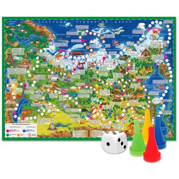 Игра-ходилка настольная ГЕОДОМ Игра-ходилка настольная ГЕОДОМ