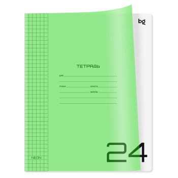Тетрадь 24л. клетка BG Тетрадь 24л. клетка BG