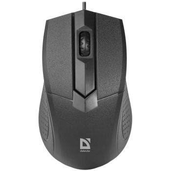 Мышь Defender Optimum MB-270, USB, черный, 3btn+Roll Мышь Defender Optimum MB-270, USB, черный, 3btn+Roll