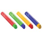 Ластик Faber-Castell "Tri", треугольный, 83*12,6*12,3мм, выдвижной, пластиковый футляр, ассорти