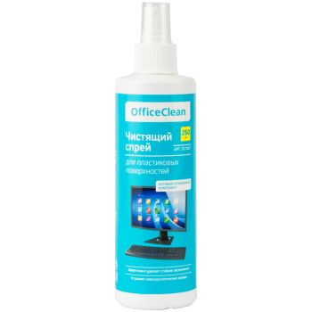 Чистящая жидкость-спрей OfficeClean для пластиковых поверхностей, компьютеров, телефонов, факс-аппаратов и другой оргтехники 250мл Чистящая жидкость-спрей OfficeClean для пластиковых поверхностей, компьютеров, телефонов, факс-аппаратов и другой оргтехники 250мл