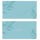 Конверт для денег MESHU "Aquamarine", 85*164мм, soft-touchh, фольга