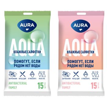 Салфетки влажные Aura Салфетки влажные Aura