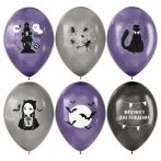 Воздушные шары, 12шт., М12/30см, MESHU "Catsday", пастель, ассорти