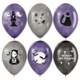 Воздушные шары, 12шт., М12/30см, MESHU "Catsday", пастель, ассорти