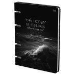 Тетрадь на кольцах А5, 120л., BG "Ocean", картон, матовая ламинация