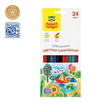 Карандаши цветные Мульти-Пульти 