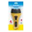Фонарь Smartbuy SBF-84-Y, аккумуляторный, светодиодный, 4 LED, прямая зарядка от сети, желтый