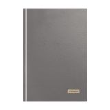 Книга учета OfficeSpace, А4, 96л., клетка, 200*290мм, бумвинил, серый, блок офсетный
