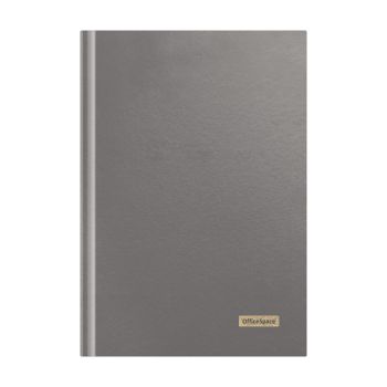 Книга учета OfficeSpace, А4, 96л., клетка, 200*290мм, бумвинил, серый, блок офсетный Книга учета OfficeSpace, А4, 96л., клетка, 200*290мм, бумвинил, серый, блок офсетный