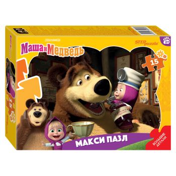 Пазл 15 эл. maxi Step Puzzle Пазл 15 эл. maxi Step Puzzle