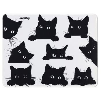 Коврик для мыши Smartbuy Cat-1, 360*270*3мм, ткань+резиновая основа Коврик для мыши Smartbuy Cat-1, 360*270*3мм, ткань+резиновая основа