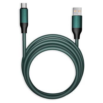 Кабель Smartbuy Bold, USB - Type-C, экстрапрочный, 3A output, оплетка TPE, 1м, мятный Кабель Smartbuy Bold, USB - Type-C, экстрапрочный, 3A output, оплетка TPE, 1м, мятный