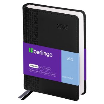 Ежедневник датированный 2025г., А6, 184л., кожзам, Berlingo Ежедневник датированный 2025г., А6, 184л., кожзам, Berlingo