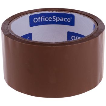 Клейкая лента упаковочная OfficeSpace, 48мм*40м, 38мкм, темная, ШК Клейкая лента упаковочная OfficeSpace, 48мм*40м, 38мкм, темная, ШК