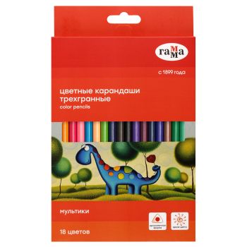Карандаши цветные Гамма Карандаши цветные Гамма