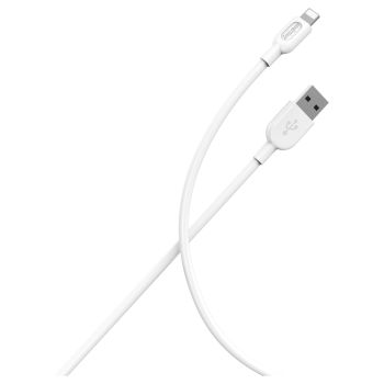 Кабель Smartbuy S01, USB - Lightning, для Apple, 2,4A output, 1м, белый Кабель Smartbuy S01, USB - Lightning, для Apple, 2,4A output, 1м, белый
