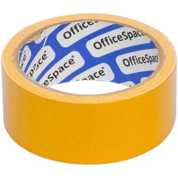 Клейкая лента двусторонняя OfficeSpace, 38мм*10м, полипропилен Клейкая лента двусторонняя OfficeSpace, 38мм*10м, полипропилен