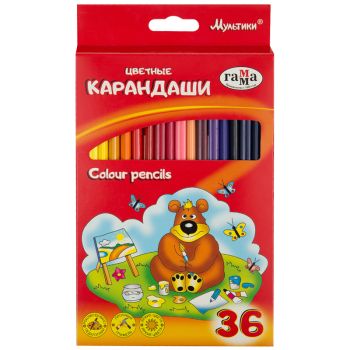 Карандаши цветные Гамма Карандаши цветные Гамма