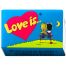 Жевательная резинка  Love is..., банан-клубника
