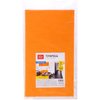 Тряпка для мытья пола OfficeClean, вискоза, 50*60см, оранжевая Тряпка для мытья пола OfficeClean, вискоза, 50*60см, оранжевая