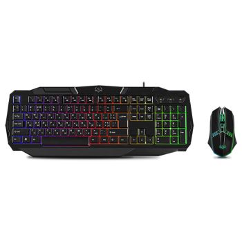 Комплект клавиатура + мышь Sven GS-9100, USB, подсветка, черный Комплект клавиатура + мышь Sven GS-9100, USB, подсветка, черный