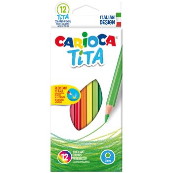Карандаши цветные пластиковые Carioca Карандаши цветные пластиковые Carioca