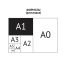 Папка художника А1 ArtSpace, черный, ткань, на молнии