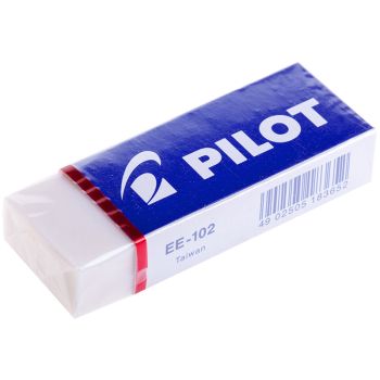 Ластик Pilot, прямоугольный, винил, картонный футляр, 61*22*12мм Ластик Pilot, прямоугольный, винил, картонный футляр, 61*22*12мм