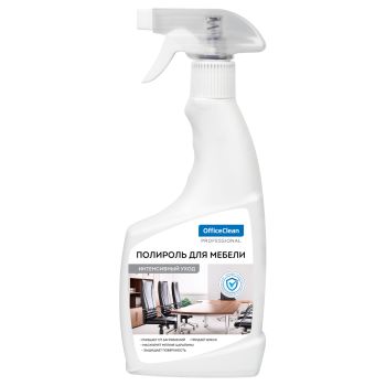 Полироль для мебели OfficeClean, спрей, 500мл Полироль для мебели OfficeClean, спрей, 500мл