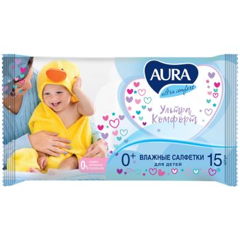 Салфетки влажные Aura Салфетки влажные Aura